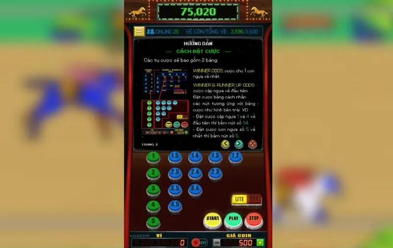 Những bí kíp chơi đua ngựa máy xèng Go88